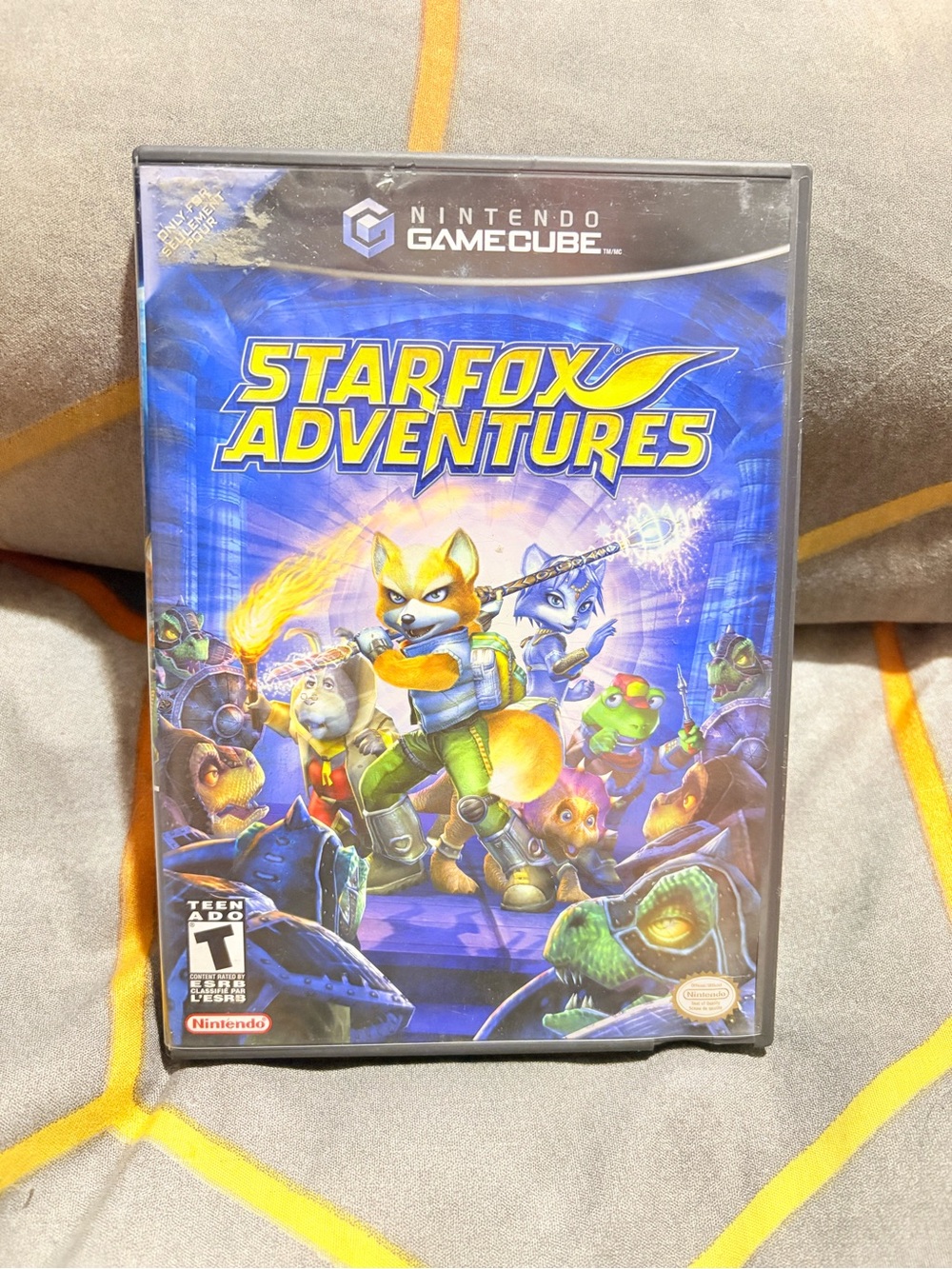 Starfox Adventures GameCube Black Label CIB w/ Manual Tested